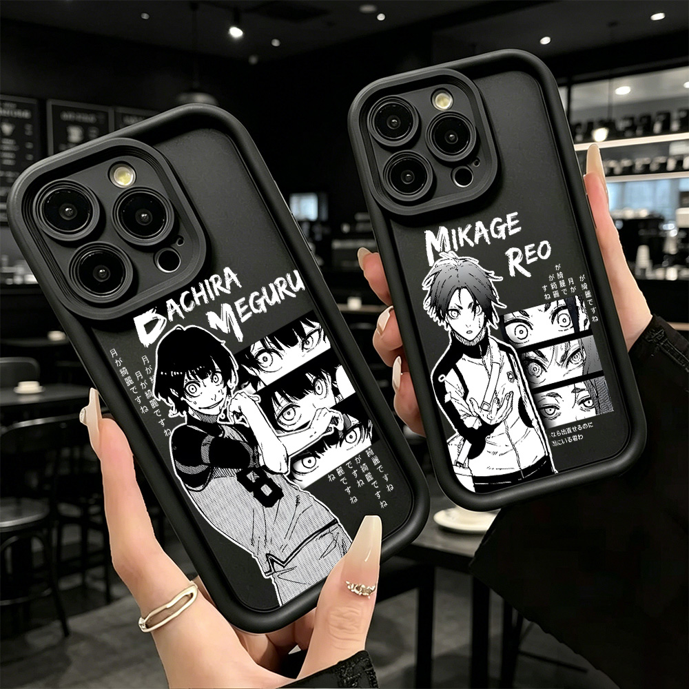 Phone Cases Quad Lock - เคสโทรศัพท์ลายอนิเมะ B-Blue Locks สำหรับ iPhone 17e