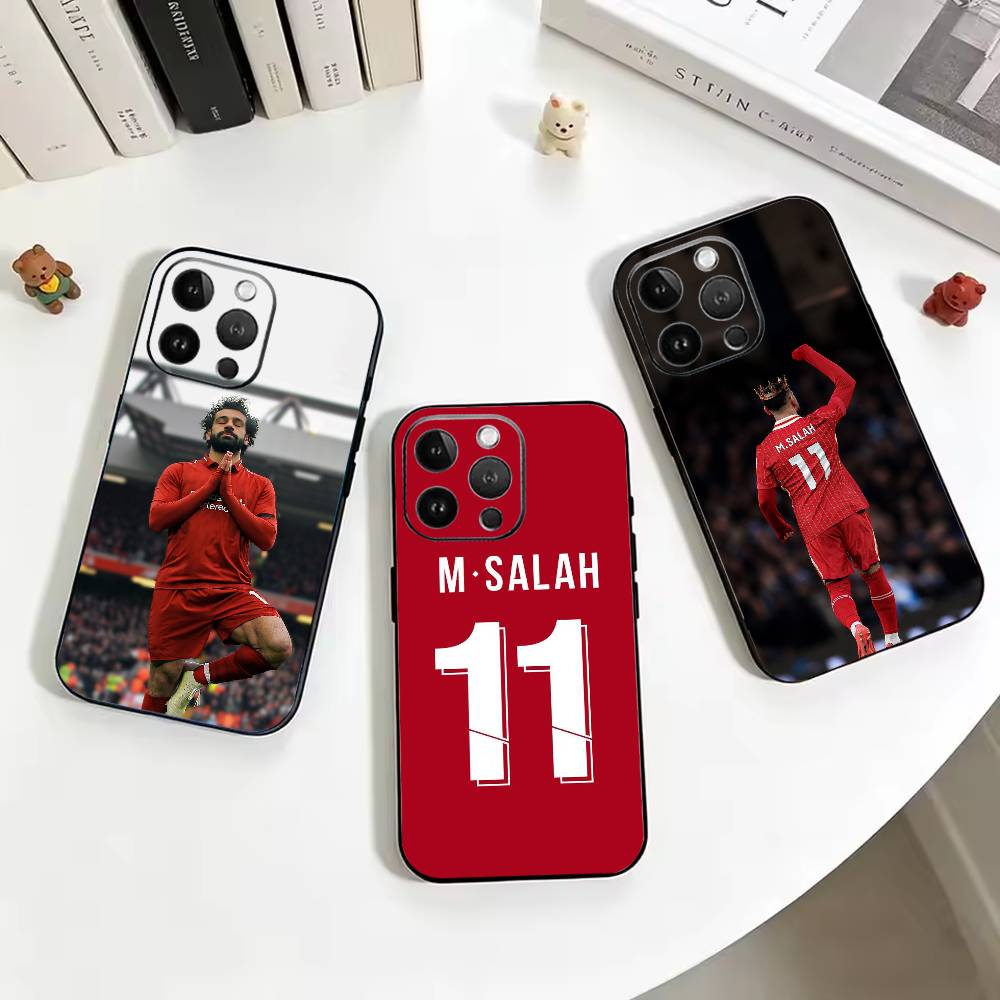 Phone Cases Liverpool - เคสโทรศัพท์ลายศิลปะน่ารัก M-Mohamed Salah 11 L-Liverpool F-Football
