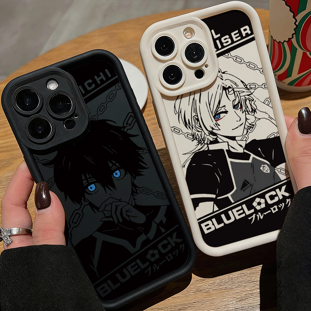 Phone Cases Quad Lock - เคสโทรศัพท์ลายอนิเมะ Blue Locks สุดเท่ สำหรับ iPhone