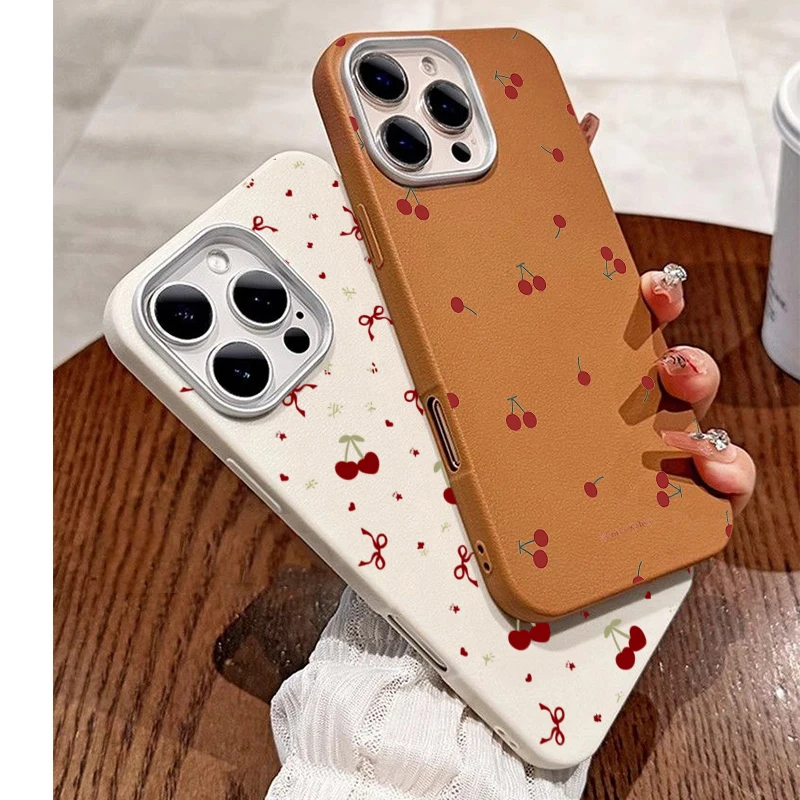 Cute Cartoon Case - INS น่ารักการ์ตูนลายเชอร์รี่เคสโทรศัพท์สำหรับ Xiaomi Poco 17 Pro