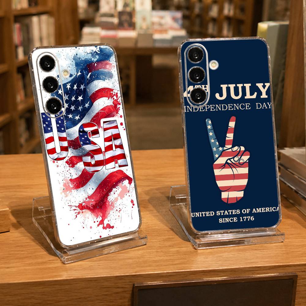 Phone Cases Usa - USA-เคสโทรศัพท์วันประกาศอิสรภาพสำหรับซัมซุง A71, A70, A52, A51, A40,