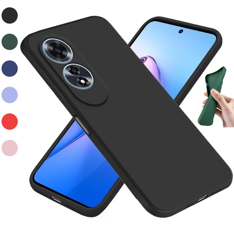Phone Cases On Sale - ซิลิโคนเหลวแบบยืดหยุ่นกรณีTPUสําหรับOPPO A60 A40 A40M A80 A79