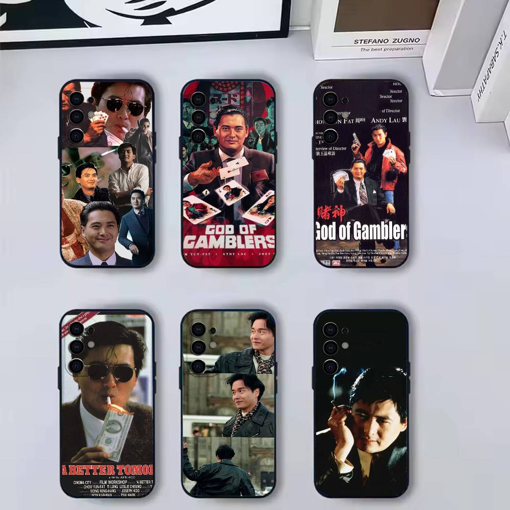 Phone Cases Hong Kong - เคสโทรศัพท์ซิลิโคนสีดำลายภาพยนตร์ฮ่องกงคลาสสิก สำหรับ Samsung S 25,24,23,22,30,21,10,9,Ultra,Plus,Lite,FE,4,5G