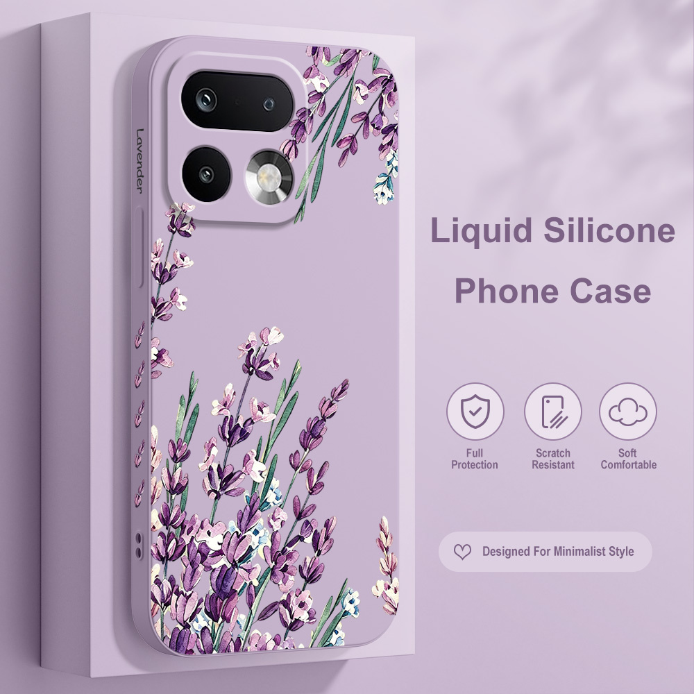 Phone Cases For Iphone 11 - เคสโทรศัพท์ลายดอกลาเวนเดอร์สำหรับ Oppo Realme 16 15 15T