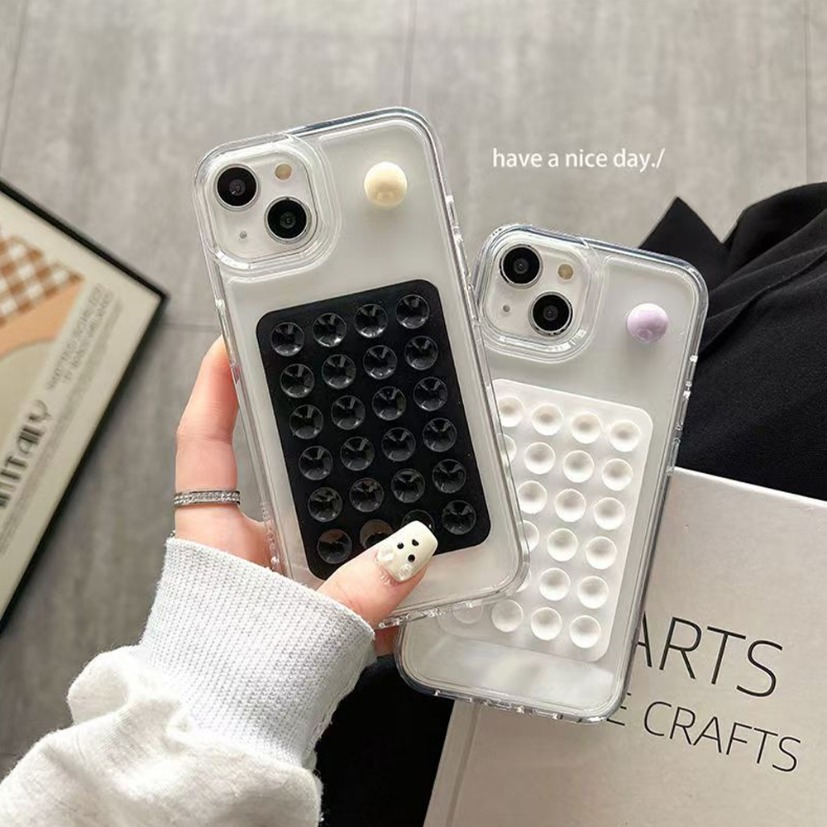 Phone Cases Bulk - แผ่นยึดโทรศัพท์มือถือแบบซิลิโคนพร้อมจุกดูดอเนกประสงค์ ที่วางติดผนังแบบสี่เหลี่ยม ป้องกันการลื่น ติดด้านเดียว ใช้กับเคสโทรศัพท์มือถือ