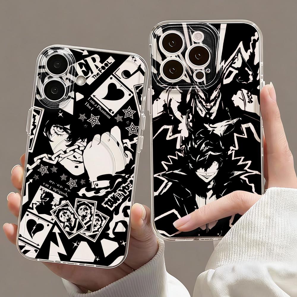 Phone Cases Bulk - เคสโทรศัพท์ Game P-Persona 5 แบบใส แม่เหล็กยึดติด