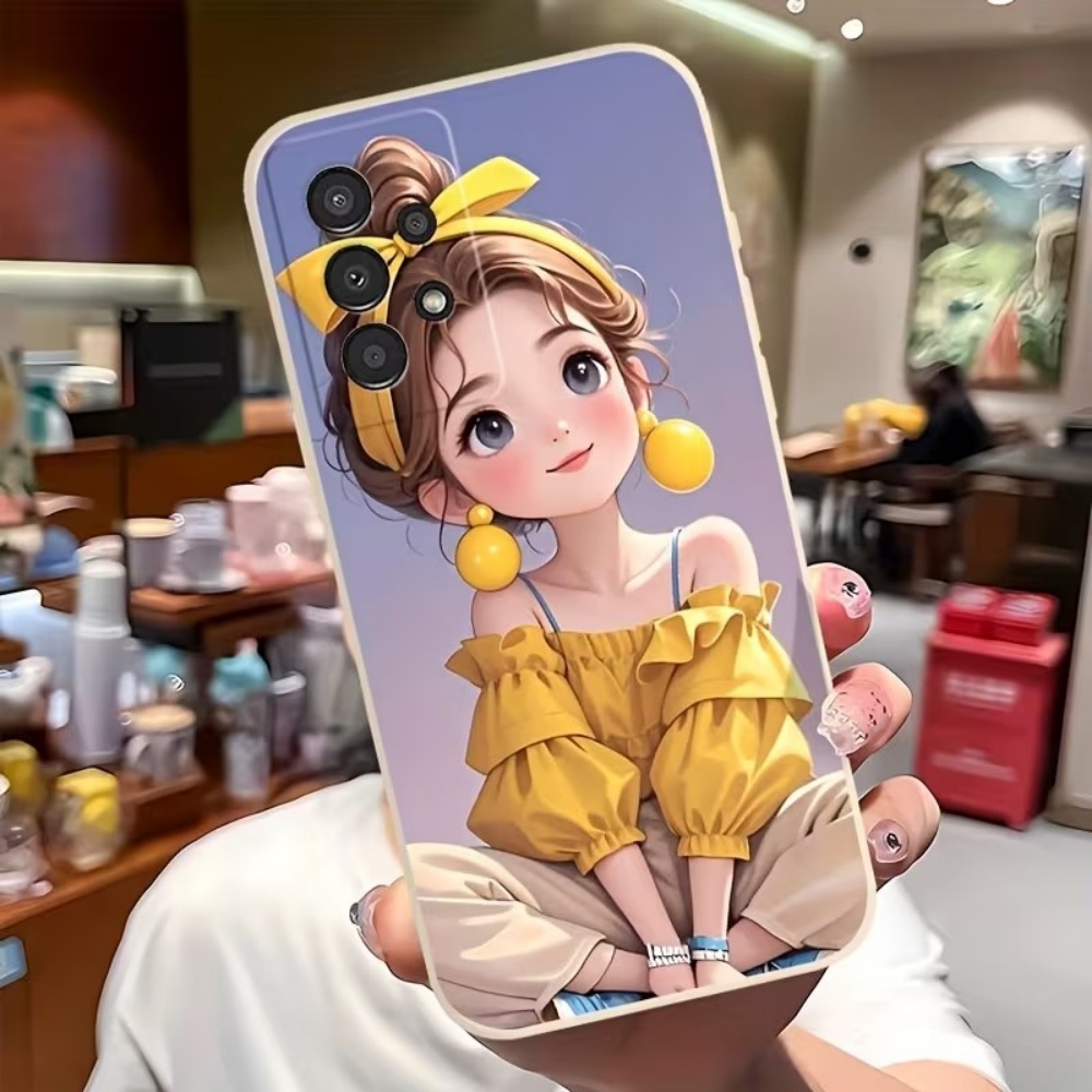 Cute Cartoon Case - เคสโทรศัพท์ลายการ์ตูนสาวน่ารัก สำหรับ Samsung Galaxy S26 S25
