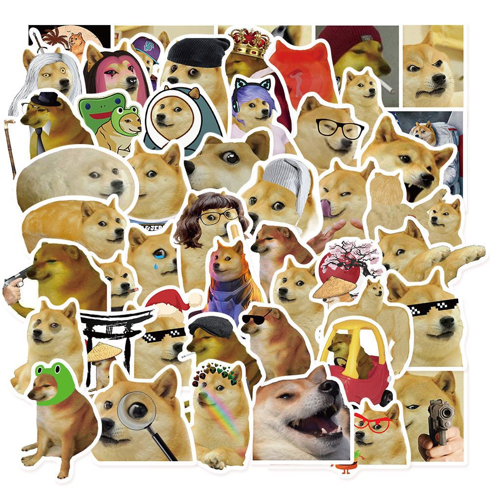 สติกเกอร์ลายตลก Doge MEME 50 ช - Phone Cases Kids บทวิจารณ์และราคา