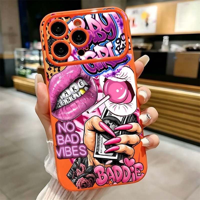 เคสโทรศัพท์ลายกราฟฟิตี้รูปปากส - Phone Cases Bulk บทวิจารณ์และราคา