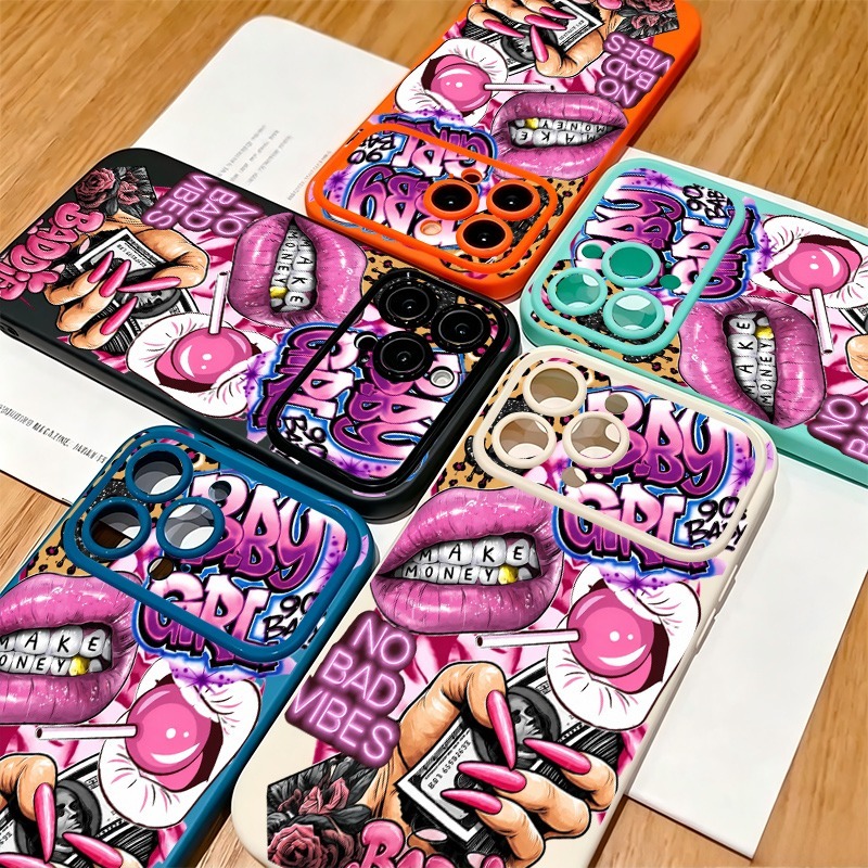 เคสโทรศัพท์ลายกราฟฟิตี้รูปปากส - Phone Cases Bulk บทวิจารณ์และราคา