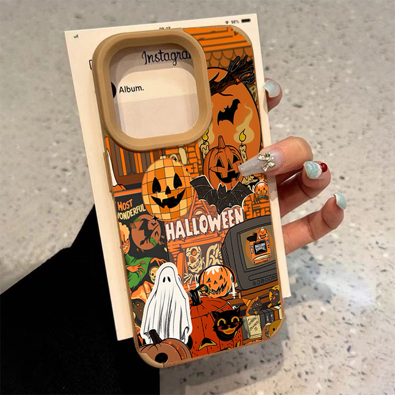 เคสโทรศัพท์ลายผีฟักทองฮาโลวีนส - Phone Cases Iphone 17 Pro Max บทวิจารณ์และราคา