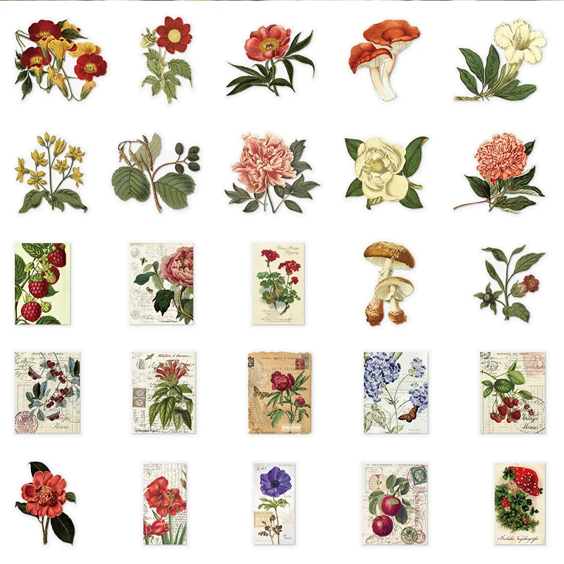 สติกเกอร์ลายดอกไม้สไตล์เรโทร 5 - Phone Cases Kids บทวิจารณ์และราคา