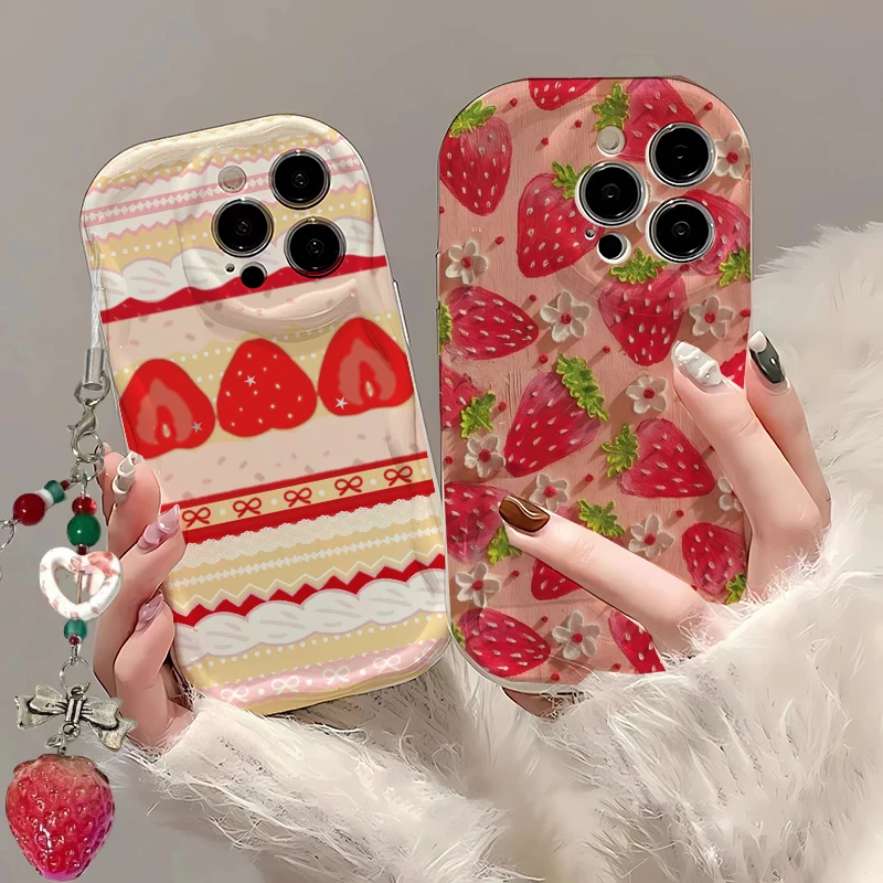 เคสโทรศัพท์ลายลูกไม้เค้กสตรอว์ - Phone Cases Motorola Edge 2025 บทวิจารณ์และราคา