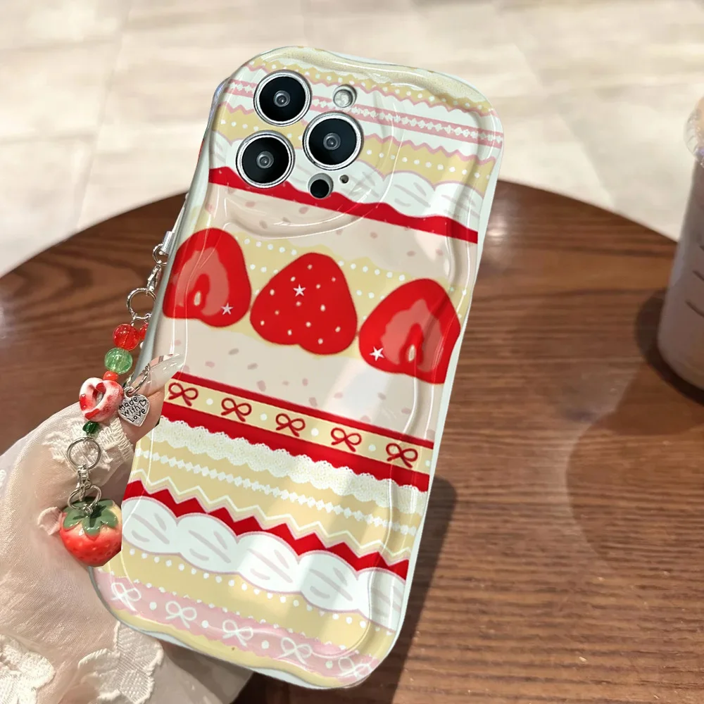 เคสโทรศัพท์ลายลูกไม้เค้กสตรอว์ - Phone Cases Motorola Edge 2025 บทวิจารณ์และราคา