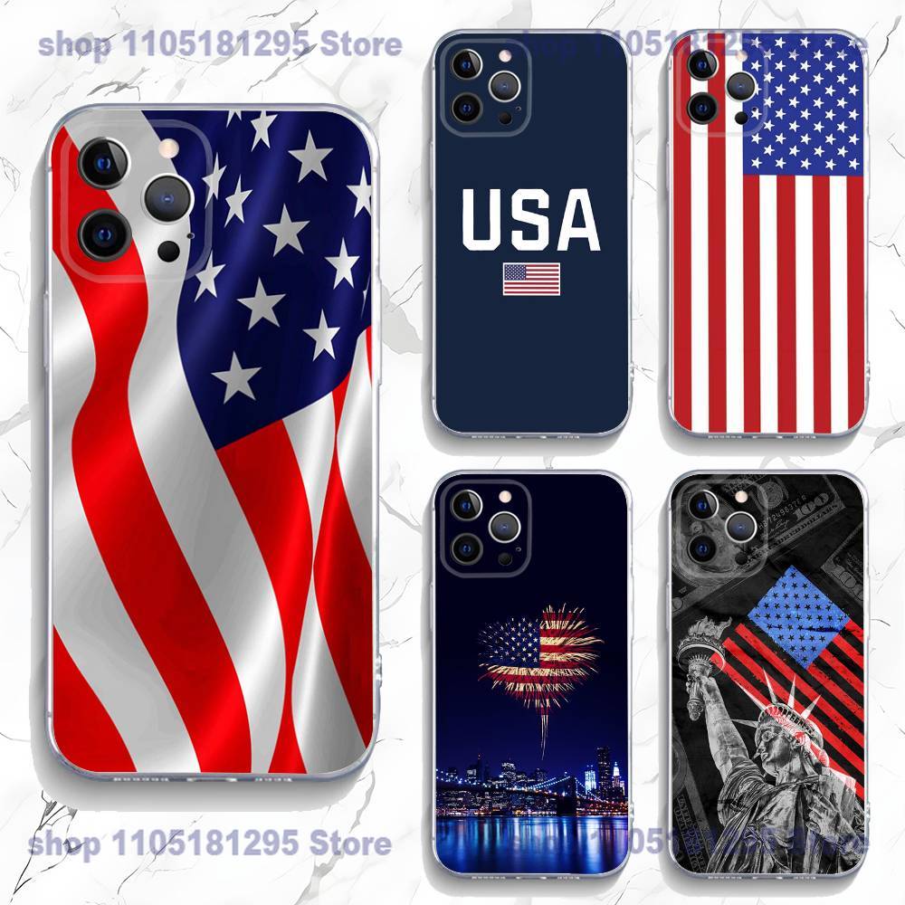 เคสโทรศัพท์ลายธงชาติอเมริกา US - Phone Cases Usa บทวิจารณ์และราคา