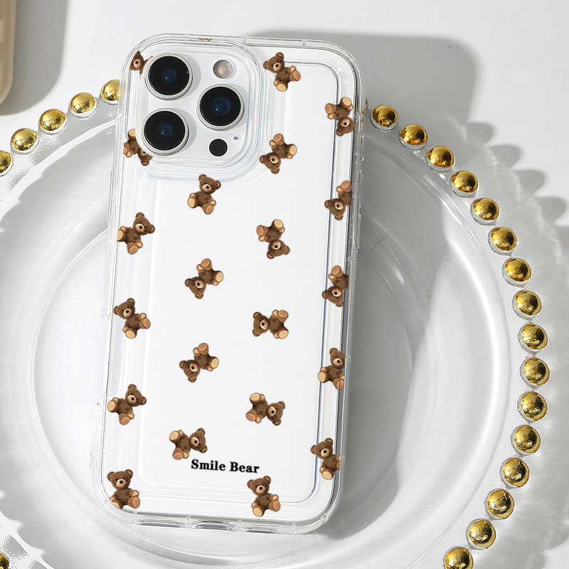 ดอกไม้หมีพิมพ์เคสโทรศัพท์สําหร - Cute Cartoon Case บทวิจารณ์และราคา