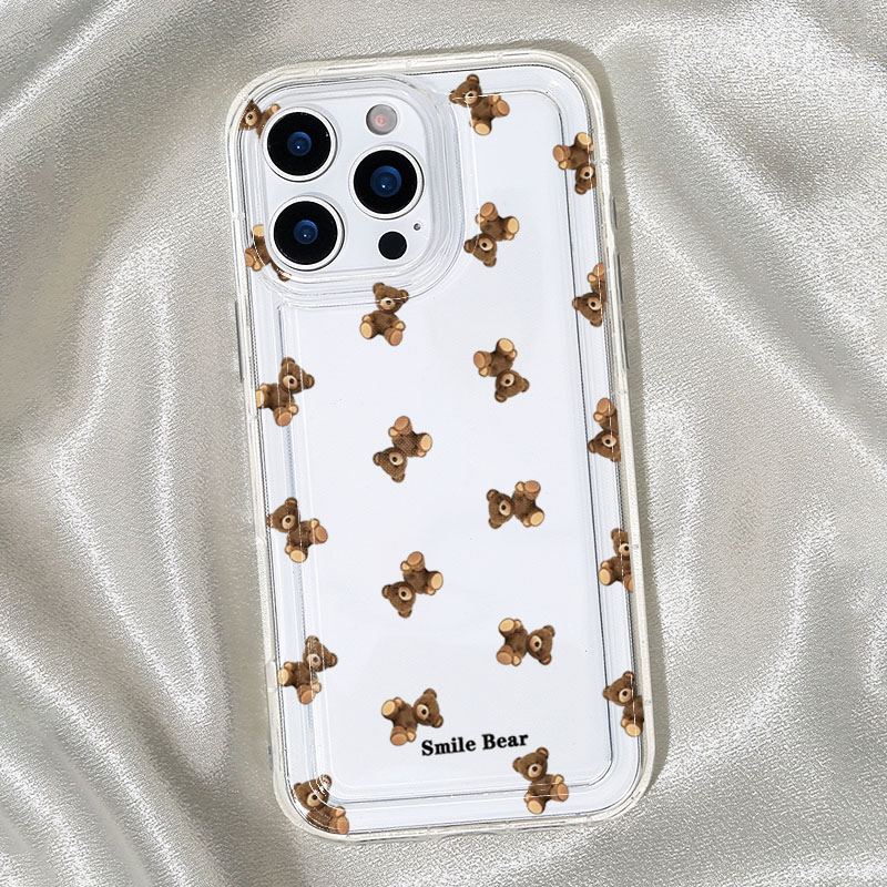 ดอกไม้หมีพิมพ์เคสโทรศัพท์สําหร - Cute Cartoon Case บทวิจารณ์และราคา