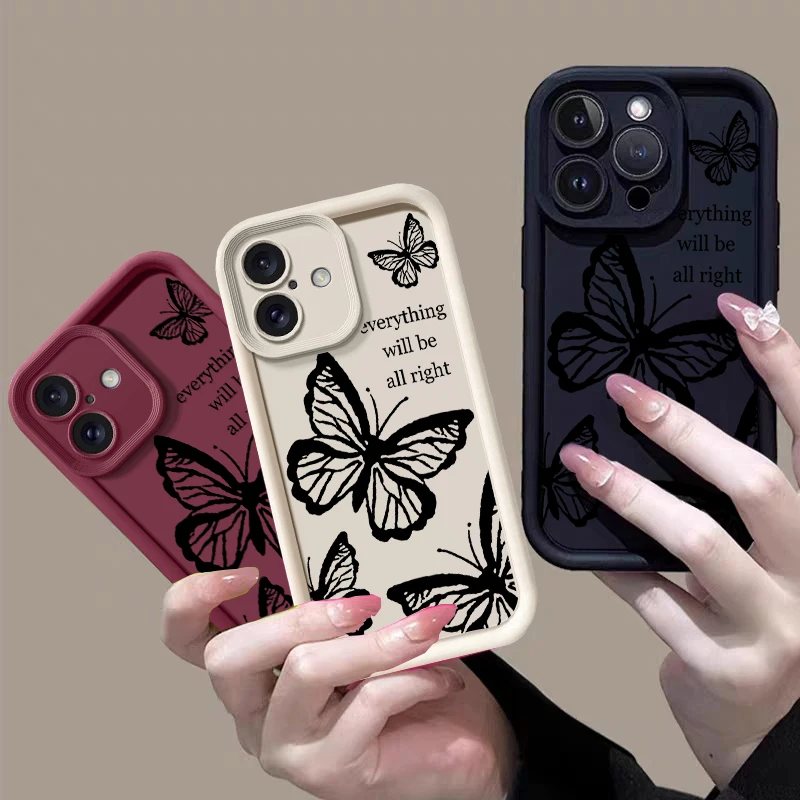 กรณีผีเสื้อสีดําสําหรับMotorol - Phone Cases Motorola Edge 2025 บทวิจารณ์และราคา