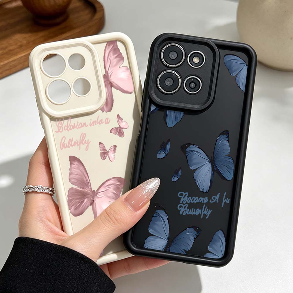 เคสโทรศัพท์ลายผีเสื้อสไตล์เรโท - Phone Cases Motorola Edge 2025 บทวิจารณ์และราคา