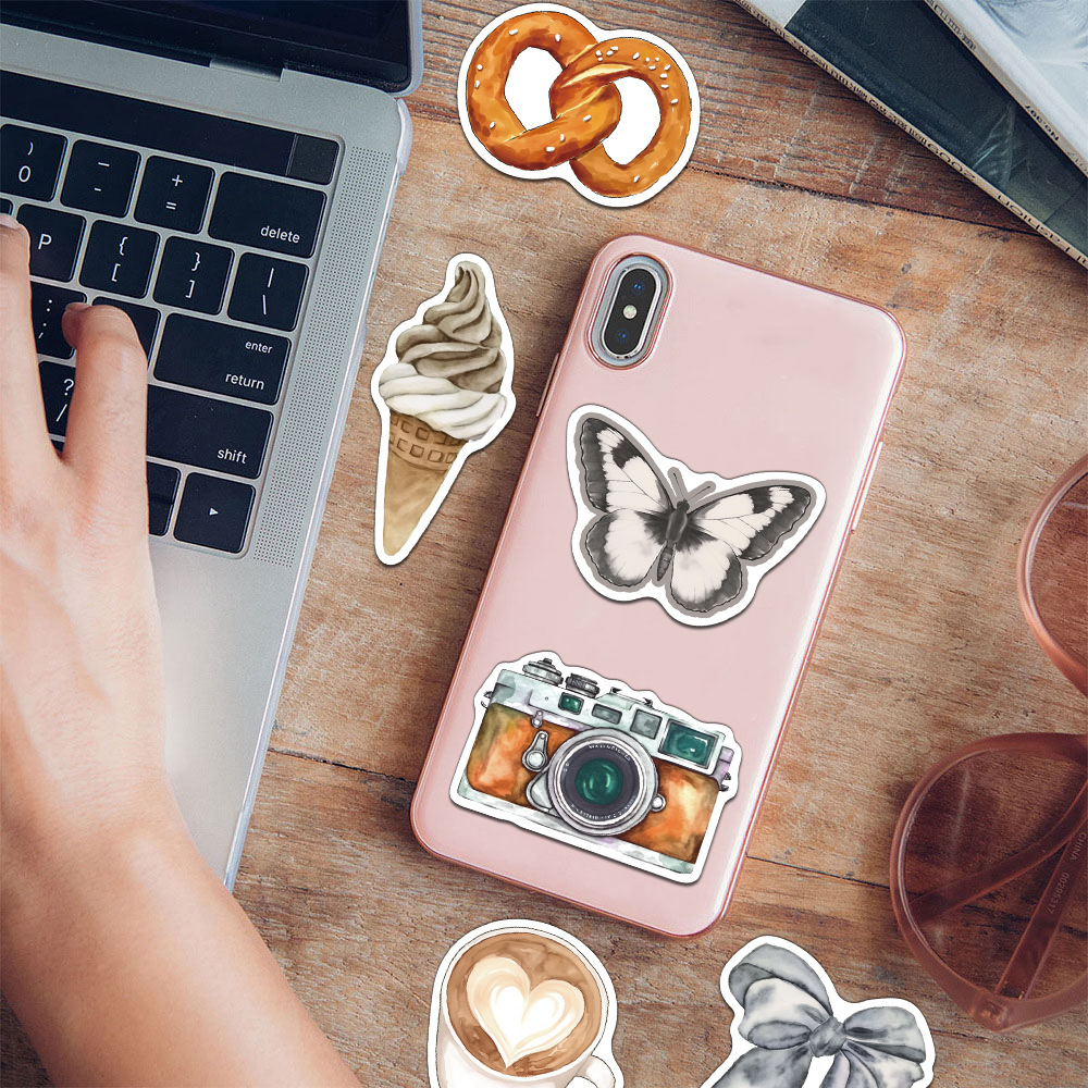 สติกเกอร์ลายกราฟฟิตี้สไตล์เรโท - Phone Cases Kids บทวิจารณ์และราคา